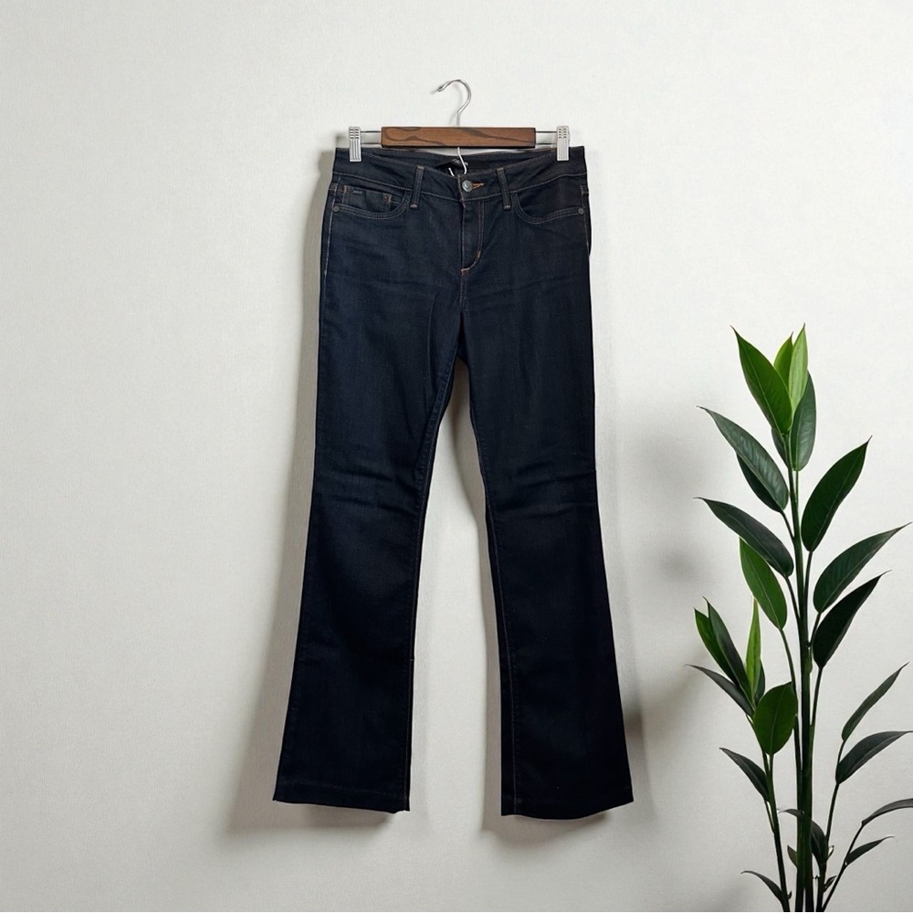 Joe's Women's Low Rise Dark Blue Cotton Denim Bootcut Jeans Size 27